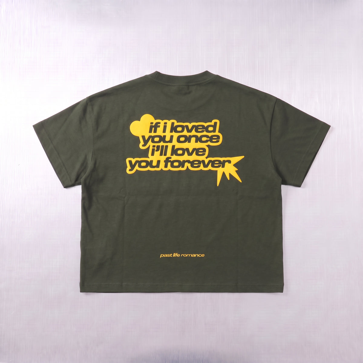 'if i loved you once' box fit tee