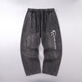 'curved arrow' snow washed sweats