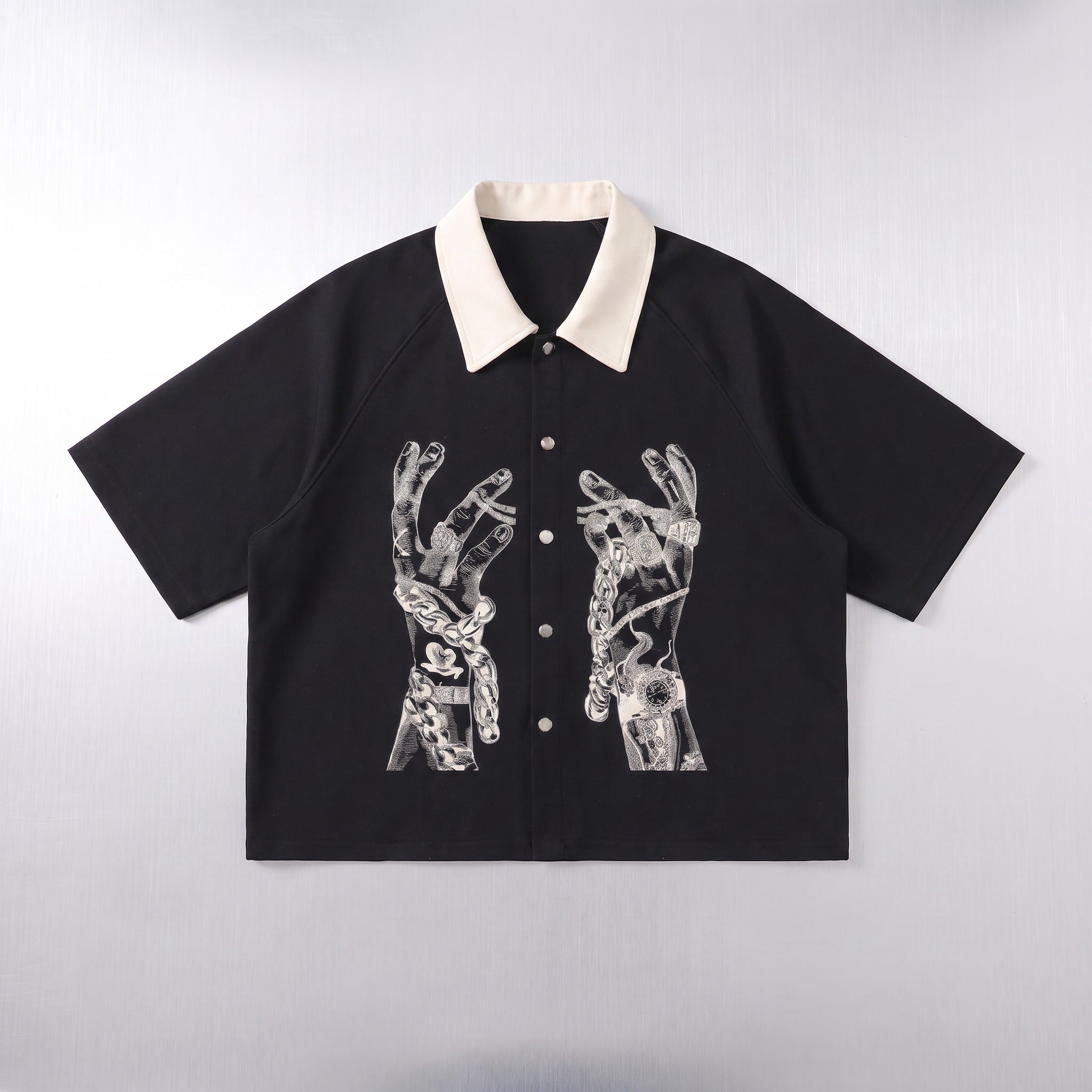'full of regret' button up