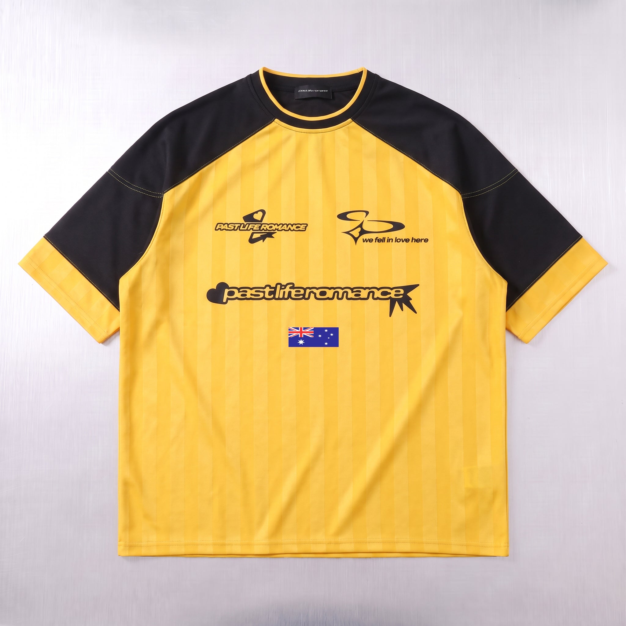 'we fell in love here' world tour jersey