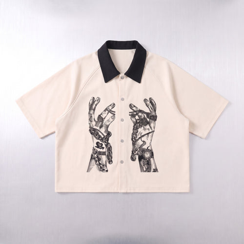 'full of regret' button up